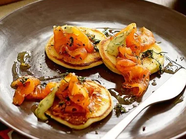 Ricotta mini pancakes