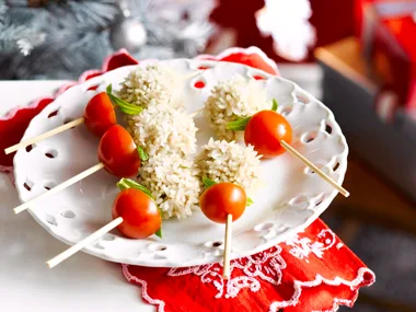 Snowball skewers