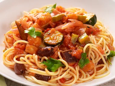 Spaghetti ratatouille