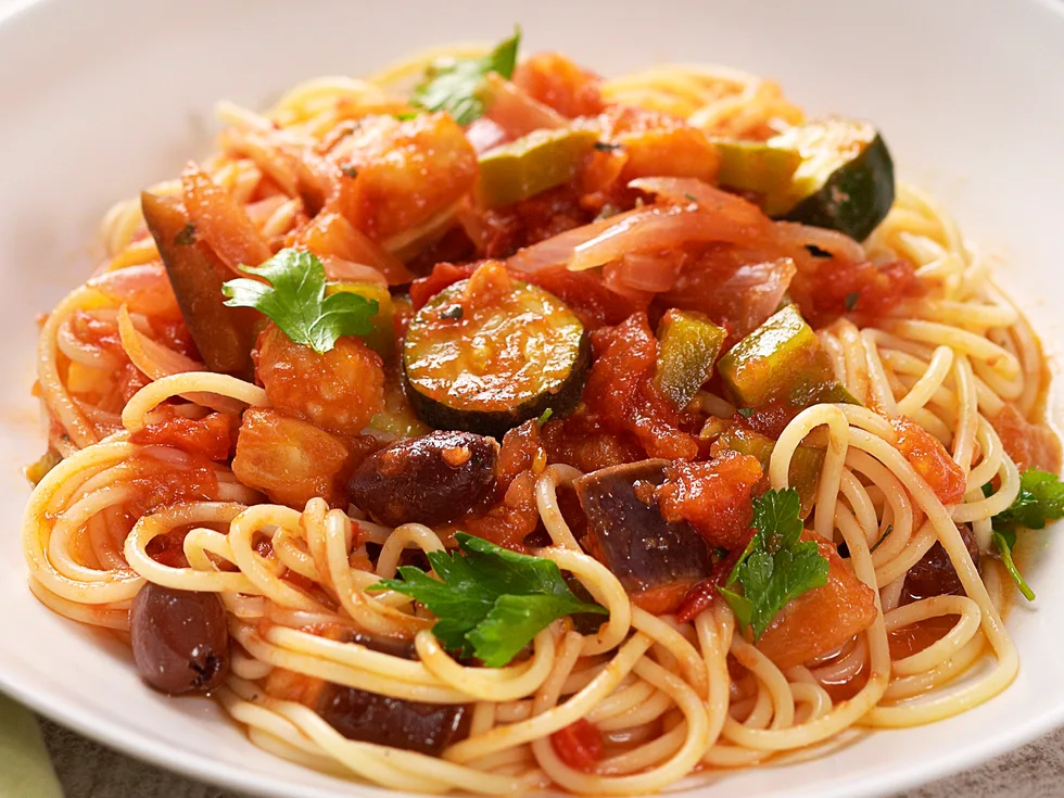 Spaghetti ratatouille