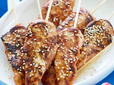 Sticky chicken sticks