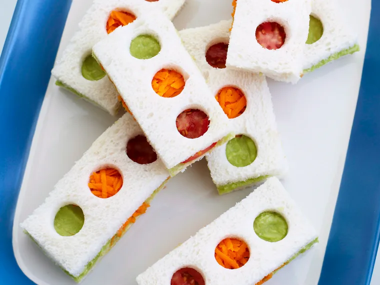 Traffic light sandwiches