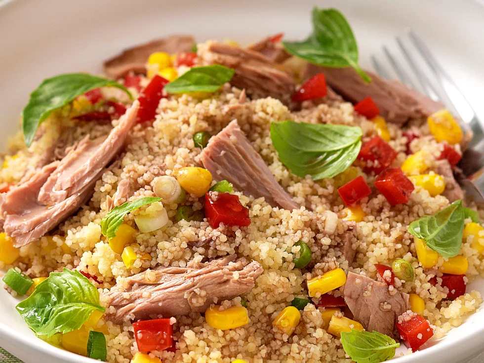 Tuna couscous salad