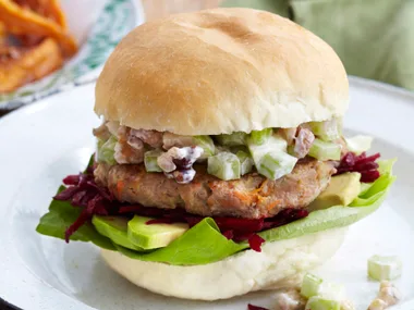 Turkey Waldorf burgers