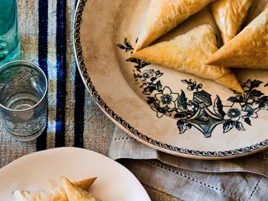 spinach and fetta pastries