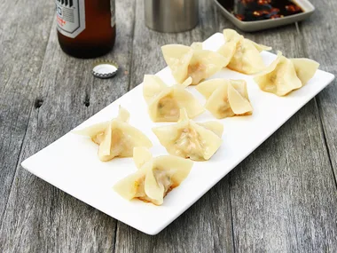 pot-sticker dumplings
