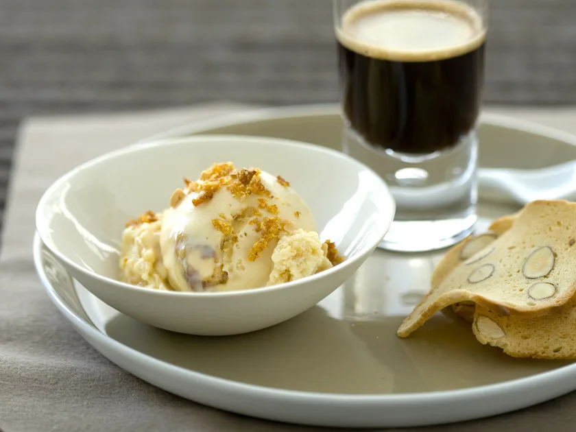 Praline affogato