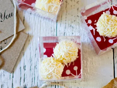 White Chocolate and Coconut Truffles
