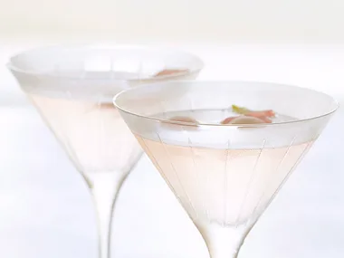 Rosewater martini