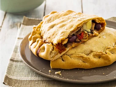 Antipasto calzone