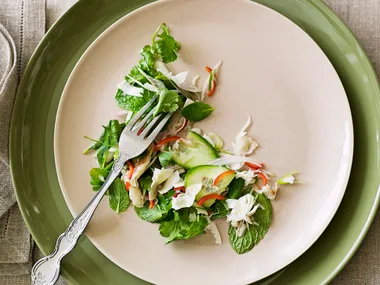 Asian Crab Salad with Coconut and Lime Dressing