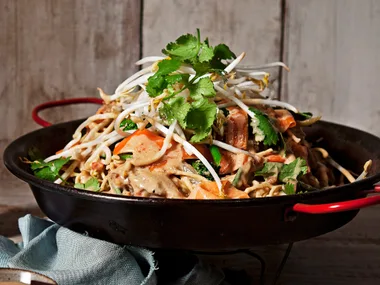 Beef satay noodles
