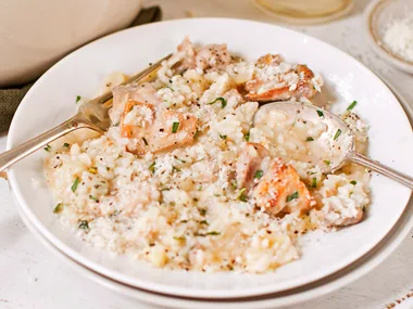 Chicken fennel and tarragon risotto