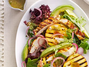 Chicken Salad with Peaches
