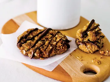 Choc Anzac Biscuits