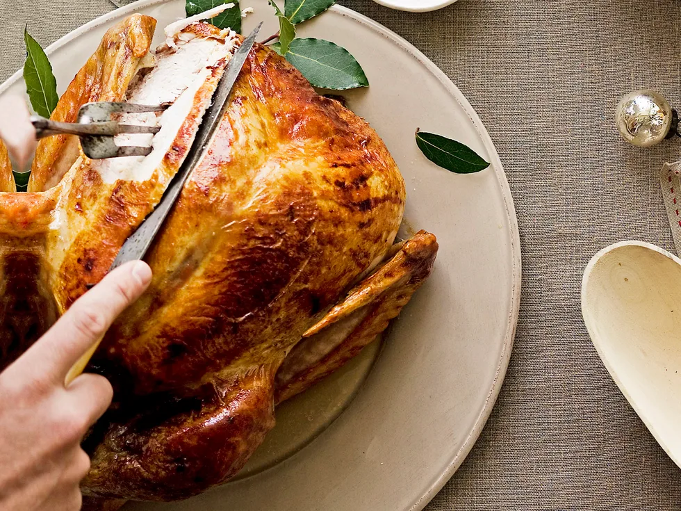 Christmas Turkey with lemon grass stuffing
