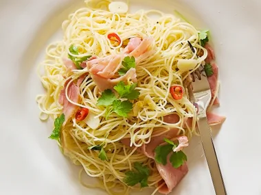 Ham, Lemon and Parsley Pasta