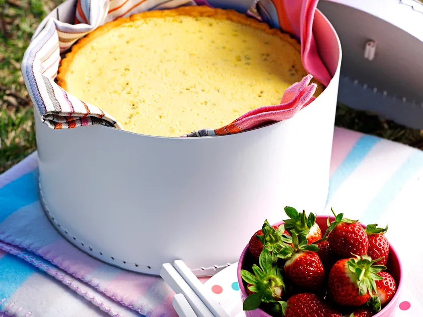 Rich passionfruit tart with passionfruit filling recipe