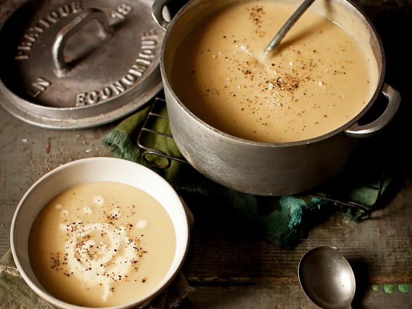 Potato and leek soup