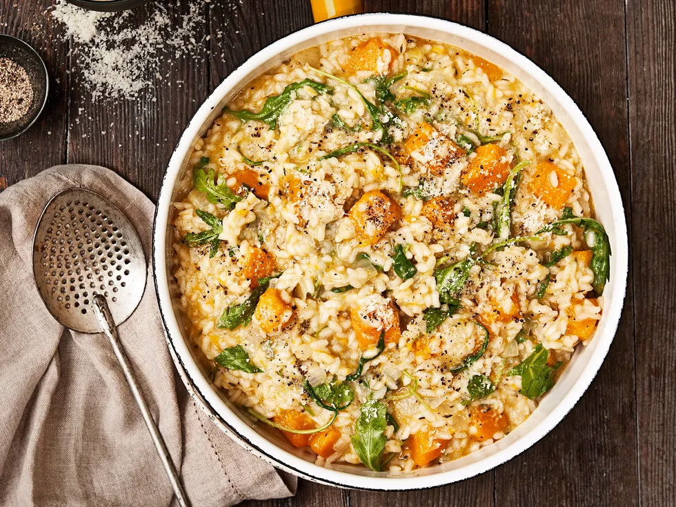 Pumpkin and Rocket Risotto
