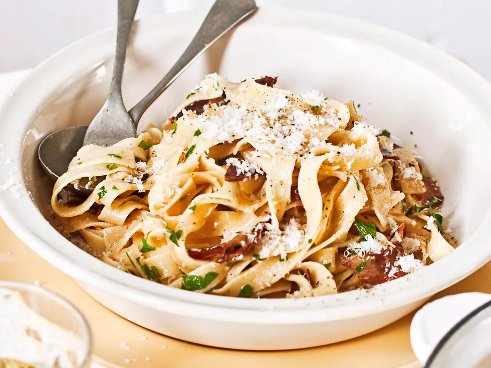 tagliatelle carbonara