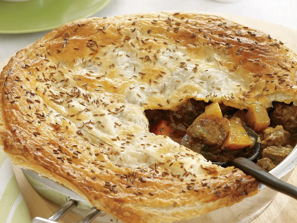 Tikka Lamb and Potato Pie