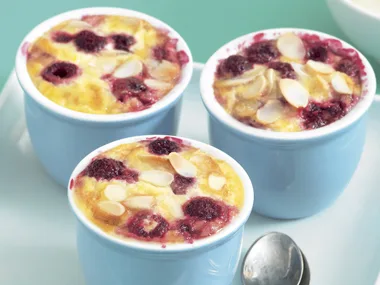 Raspberry and Madeira Pudding