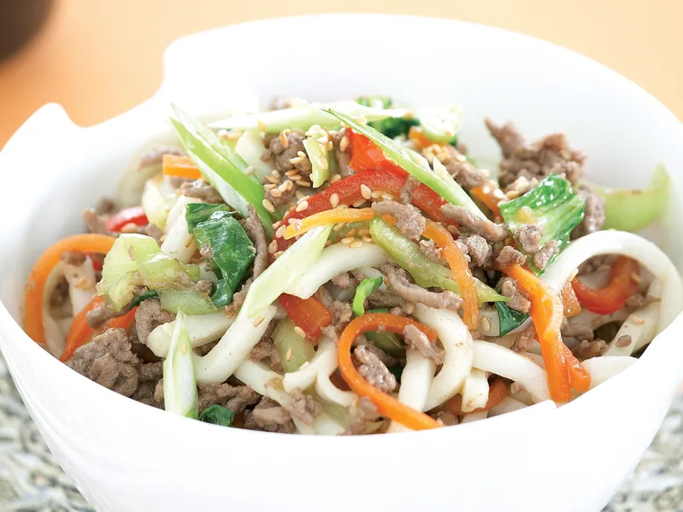 Teriyaki Beef and Udon Stir-fry