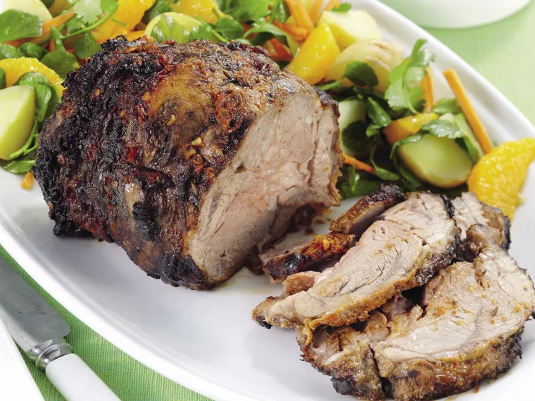 Slow-cooked Harissa Lamb