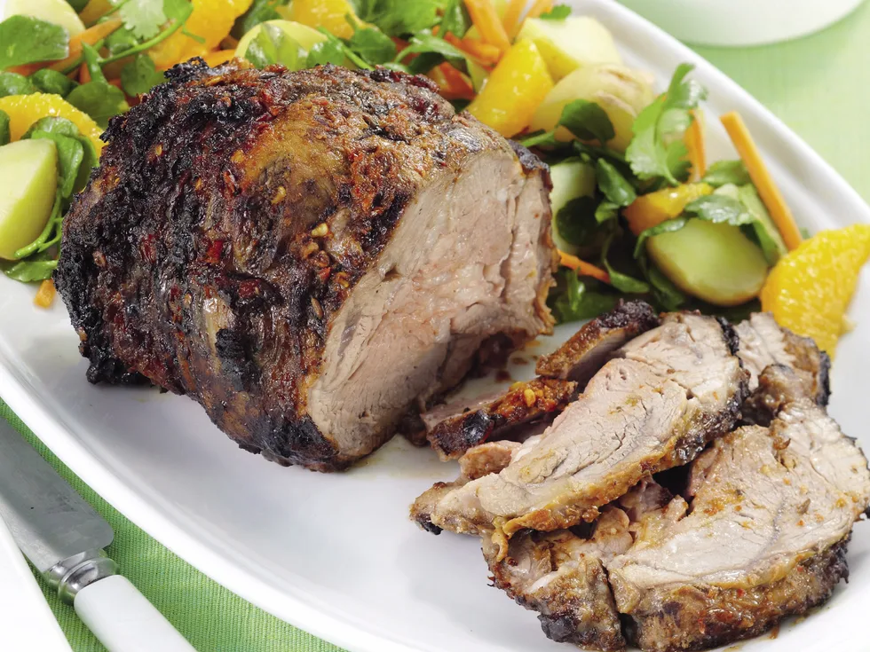 Slow-cooked Harissa Lamb