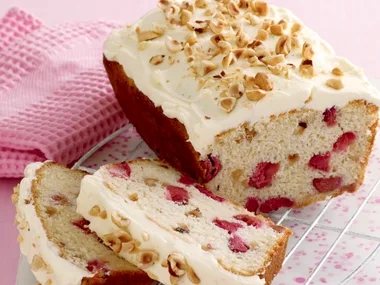 Rhubarb and Hazelnut Loaf