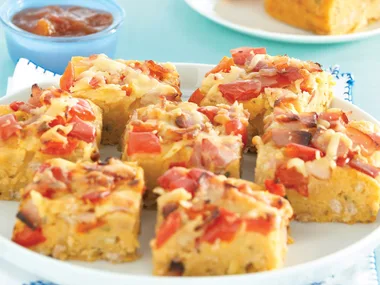 Cheesy Bean and Corn Bread