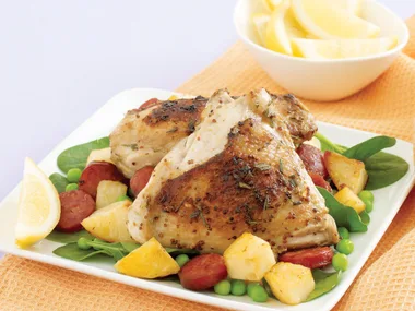 Rosemary Chicken and Chorizo Bake