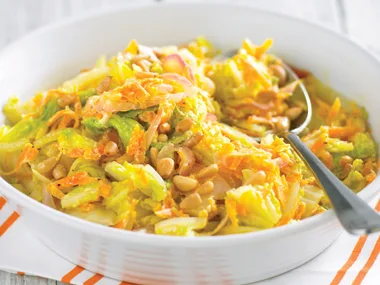 Carrot and Sour Cream Coleslaw