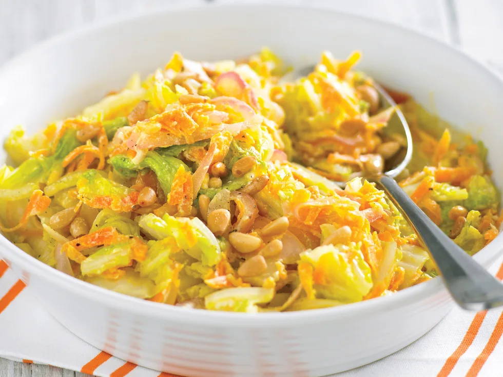 Carrot and Sour Cream Coleslaw