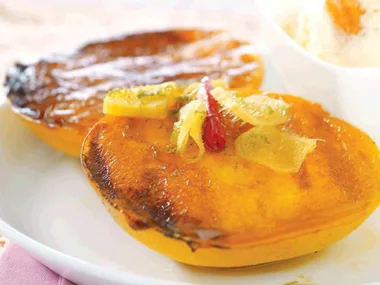 Lychee Ice with Orange Salad