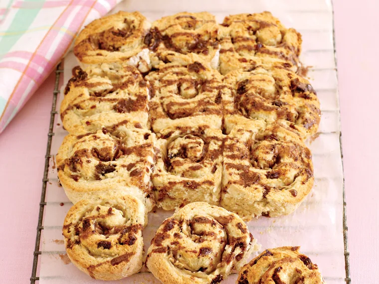Chocolate Pear Scrolls
