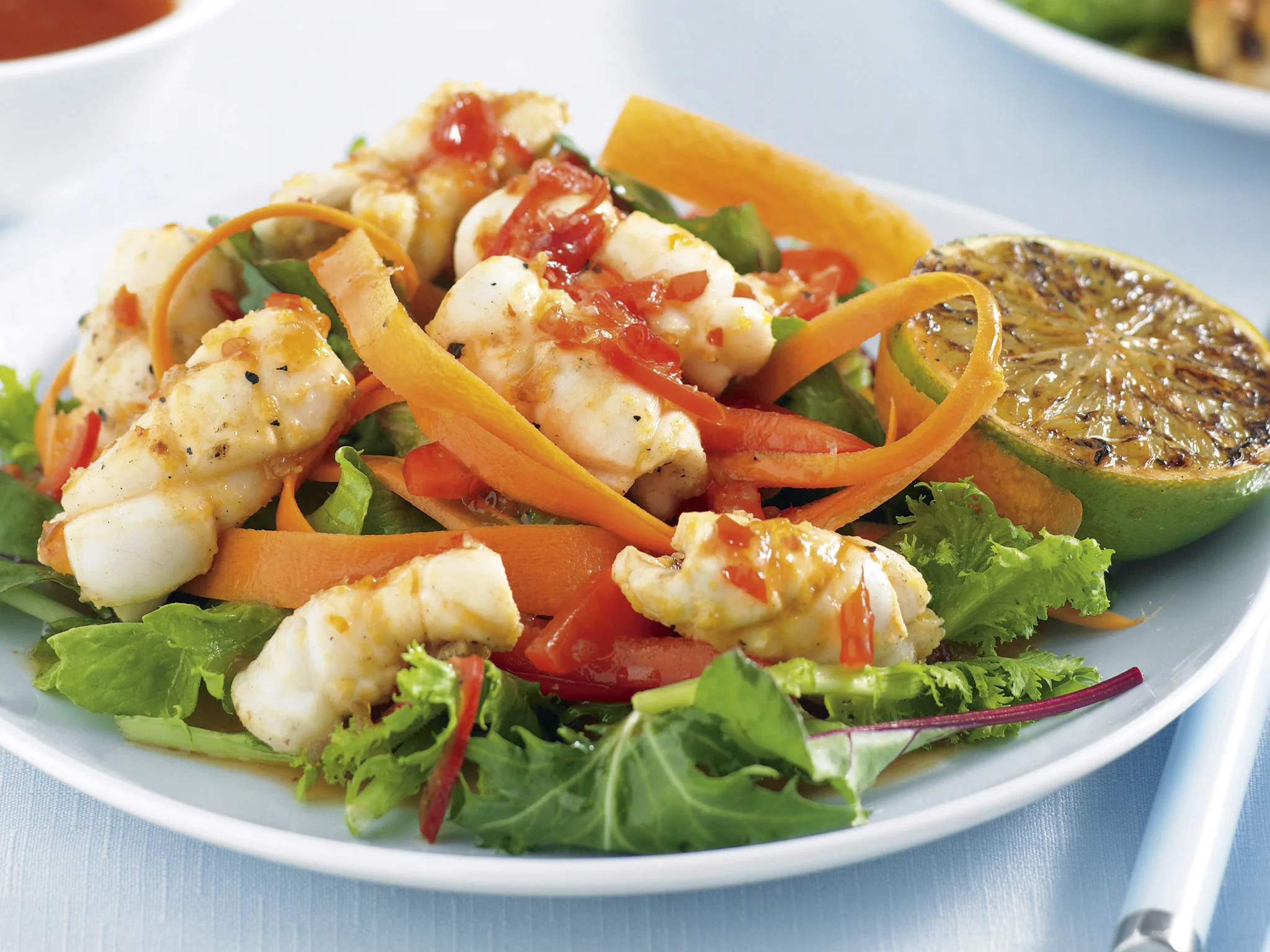 Crisp Calamari Salad