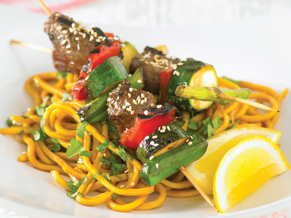 Hoisin Beef Skewers