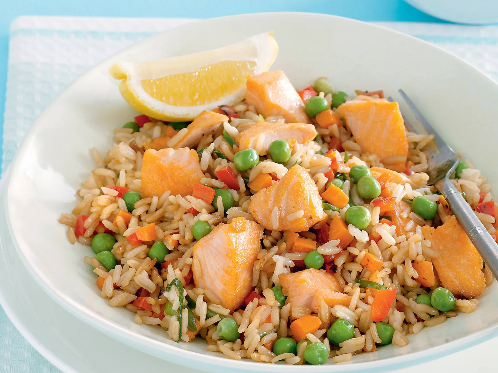 One Plus One - Salmon Fried Rice