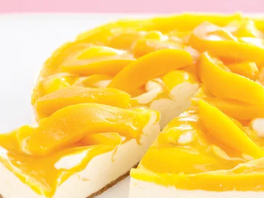 Open sesame - Sweets Canned Fruit - Mango Swirl Cheesecake