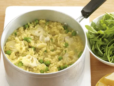 Rice magic - Artichoke and Pea Risotto