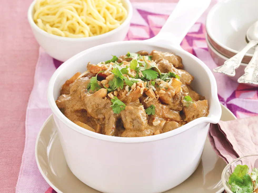 Beef Massaman Curry with Coconut Sambal