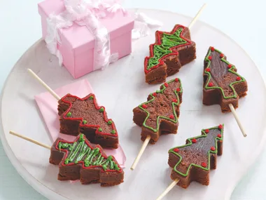 Christmas Tree Brownies