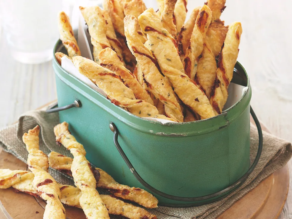 Cheddar and Thyme Twists