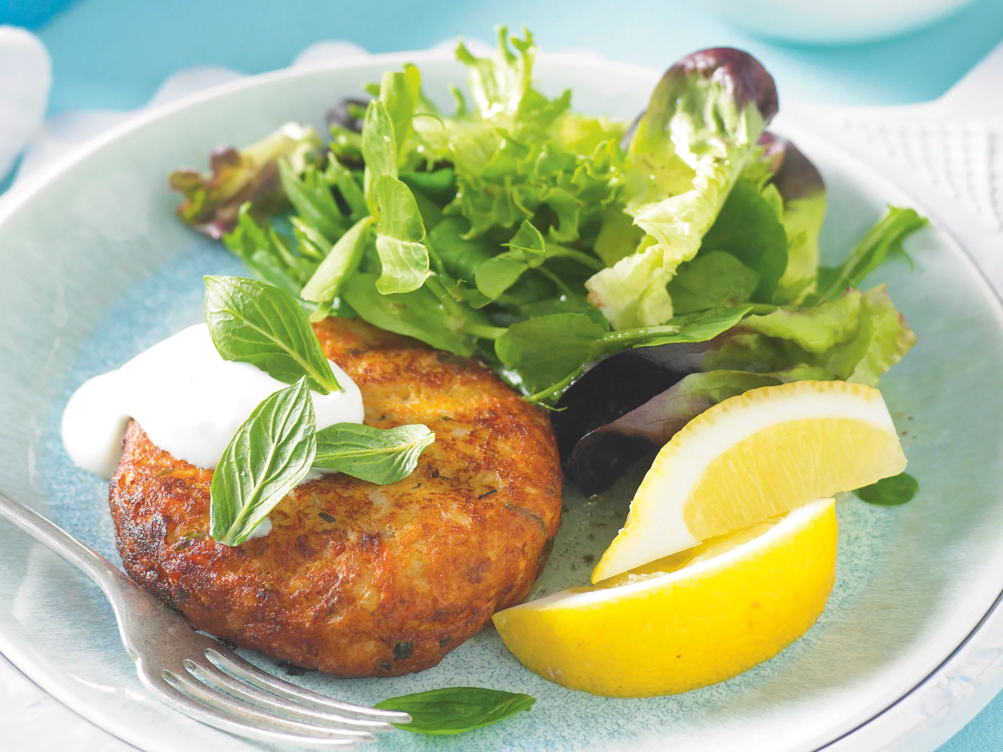 Spiced Salmon Potato Cakes