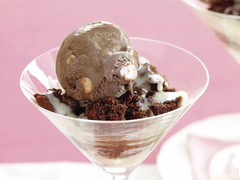 Mocha Brownie Sundae