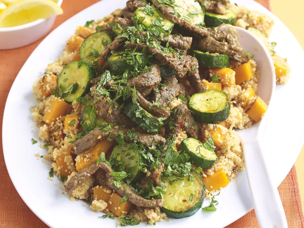 Moroccan Beef with Pumpkin Couscous