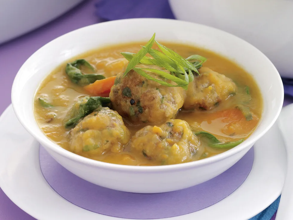 Pork Meatball and Ginger Soup