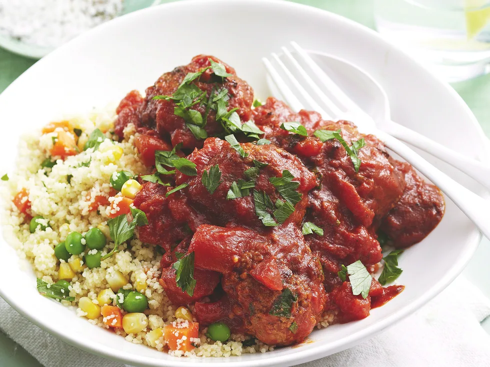 Spanish Meatballs with Couscous